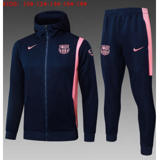 Chándal FC Barcelona 2025/26 (Bule With Pink long zipper) - NIÑOS